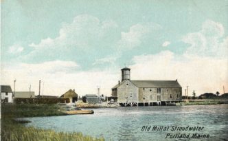 Postcard of Old Mill At Stroudwater, Portland Maine