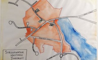#stroudwater #handdrawn #map #fathersdaygifts