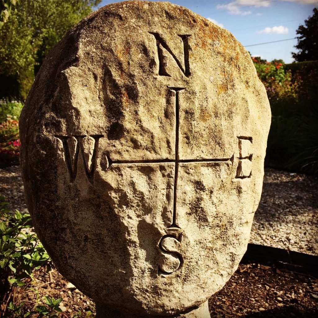 #stone #compass #maine
